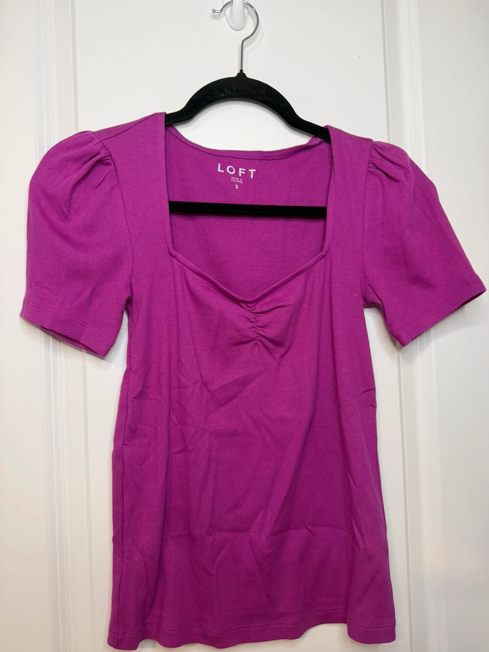 Loft Hot Pink shirt size small